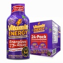 Vitamin Energy Focus+ Extra Strength Energy Shot Grape 24 Pack, 260mg Natural Caffeine, B-Vitaminer, CoQ10, Amino Acids, Focus, Productivity & Clarity, Zero Sugar, Gluten-Free, 1,93 fl oz