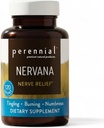 Perennial Nervana - Herbal Nerve Support & Mood Balance Formel | Plant-Based Blend med Lavender, Passionflower, Corydalis, Lobelia & Prickly Ash Bark | 120 Vegetariska kapslar | 40-dagars leverans