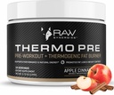 Thermo Pre - Fitness Support Supplement för aktiva livsstilar - Pre-Workout Thermogenic & Metabolic Support - Plantbaserade, naturliga ingredienser - Apple Cinnamon - 24 portioner