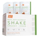 24 CT Organic Shake Box - Vegan Plant Protein Powder och Meal Replacement Shake - Av 310 Nutrition - Gluten, Dairy och Soy Free - 0g socker | Keto och Paleo Friendly (Salted Caramel)