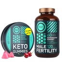 WILD FUEL Male Fertility Supplement och Keto Gummies Health and Energy Bundle