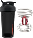 HydraCup Power Shaker w / Vikt Whisk, 28oz - Snabbare blandning, mindre skakning krävs, Clump-Free Protein Shakes, Shaker Cup (Polypropylene, svart)