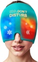 Migraine Relief Cold Cap - Återanvändbar Gel Ice Pack Head Wrap för huvudvärk, Puffy Eyes, Sinus Pressure, Hangover - 360° kompression Migraine Hat för kvinnor och män - Cooling Cap för spänning och stressavlastning