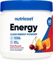 Nutricost Energy Complex (Fruit Punch) (60 portioner) - Ren energipulver, 300g Kosttillskott