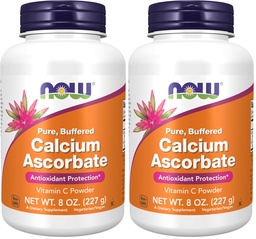Nu tillskott, kalcium askorbatpulver, buffert, antioxidantskydd *, 8-unce (Pack of 2)