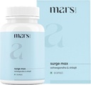 Mars Surgemax Natural Capsules med Shilajit & Safed Musli stöder energi, styrka och immunitet | för aktiv livsstil | 60 kapslar | Förpackning med 1