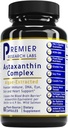 Premier Research Labs Premier Astaxanthin Complex - Astaxanthin Supplements, Astaxanthin 4mg per kapsel, Källa från Alger, Antioxidant Support för kvinnor och män - 60 vegetariska kapslar