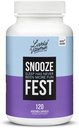 LIVELY VITAMIN CO Snooze Fest - Full REM Cycles - Balanced Sleep - Relax Body & Mind - Rest & Recovery - GABA - Chamomile - Melatonin - Tryptophan - Valerian Root - Lemon Balm - Poppy - 120 Count