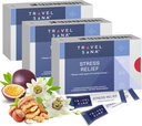 Stress Relief |Passionflower 200mg |Vitamin B6 och B12 | Premium | Natural Supplement |Relieves Stress Medan du reser |Fast-Acting | 10 Sticks (Pack av 3)