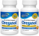 NORTH AMERICAN HERB & SPICE Oreganol P73 - Pack på 2, 120 Softgels - Obearbetad, Vegan-Friendly Wild Oregano - Medelhavskälla - Icke-GMO - 240 Totala portioner