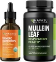 Organisk gurkmeja Liquid + Mullein Leaf Capsules Bundle