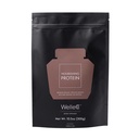 WelleCo Plant-Based Chocolate Protein Powder, Organic Brown Rice & Pea Blend, 16g Protein per servering, Dairy-Free Supplement för energi, återhämtning och daglig näring, 10,5 oz