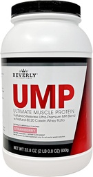 Beverly International UMP Protein Powder, Strawberry. Unik Whey-Casein Ratio bygger Lean Muscle. Lätt att Digest. No Bloat. (32.8 oz) 2lb .8 oz
