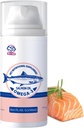 Wild Salmon Fish Oil för små hundar och katter -3X Omega 3 Skin & Coat Support - Koncentrerad emulsifierad livsmedelsförsörjning för husdjur - Natural EPA + DHA fettsyror för gemensam funktion, immun & hjärthälsa