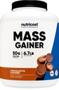 Nutricost Mass Gainer (Chocolate Peanut Butter Flavor, 6,7 LBS) 50 Grams of Protein Per Serving - Non-GMO