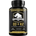 Best Value Max Strength 10,000 iu Vitamin D3 and 1500 mcg Vitamin K2 Supplements 1 Bottle Pk D3K2 Vitamins and Supplements for Health. D3-K2 MK4 Capsules, Best K2D3 Vitamin for Immune System.