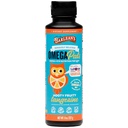 Barleans Omega Pals Eye Health Liquid, Tangerine smaksatt Omega 3 för barn, fiskoljetillskott med 500 mg EPA & DHA Plus Lutein & Zeaxanthin Vitamins för Blue Light Support, 8 oz