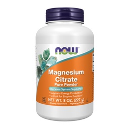 Now Foods, Magnesium Citrate, 100% Pure Powder, 8 Oz (227 G)