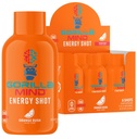 Gorilla Mode Energy Shots (6-Pack) - Energy Shots for Enhanced Focus & Energy, Sugar-Free, Fast-Acting, Potent Formel med vitaminer och naturliga extrakt (Orange Rush)