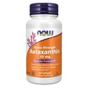 NOW Foods Supplements, Astaxanthin 10mg, Extra Strength, härledd från Non-GMO Haematococcus Pluvialis Microalgae och har naturligt förekommande Lutein, Canthaxanthin och Beta-Carotene, 60 Softgels
