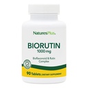 Natures Plus Biorutin 1000 mg - 90 tabletter - Bioflavonoid & Rutin Complex - stöder vaskulär funktion och cirkulation - Vegetarisk, glutenfri - 90 portioner