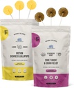 MommaBear Organic All Natural Motion Sickness and Throat Relief Lollipops Get Well Soon Pack | Throat Soothing & Nausea Calming Honey Lollipops for Adults, Pregnant Women & Kids 3+ | Pack of 2 Bundle