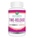 Bästa Earth Naturals Time Release koffein med L-Tyrosin, vitamin B6, vitamin B12, Thiamin & More - Energitillskott för kvinnor och män - 40 greve