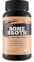 Best Bone Broth Capsules - Bone Health & Immunity Supplement - Bone Broth Powder Alternative Capsules - Bone Health Supplements Women Over 50 & Bone Health Supplements for Men - Vitamin D Bone Health