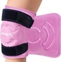 APEXUP Ice Pack för Knee Pain Relief, Large Reusable Wrap After Surgery, Flexibel Gel Cold Pack för skador, smärtlindring för Back, Shoulder, Elbow, Ankle och Leg (Pink, L, 1PK)