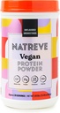 Natreve Vegan Proteinpulver - 25g Plant Based Proteinpulver med probiotika och aminosyror - Gluten Free & Unflavored, 20 portioner