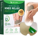 Knee Relief Patches, Knee Patches, Heat Patches för Joint Back Shoulder Neck, Herbal Patches för Knee, Wormwood Extract Sticker för Knee, långvarig lättnad för muskel, upp till 12 timmar | 40 greve