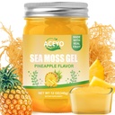 ACEYO (12 OZ Irish Sea Moss Gel Raw Vegan Pineapple Flavor 102 Vitamins and Minerals Wild Harvested Non-GMO Immune Defense Booster Thyroid Digestive Support