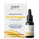 Zane Hellas 190 mg Oregano Oil-164 mg Carvacrol per servering-4 droppar dagligen. 100% grekisk outnyttjad olja av Oregano. 86%-90% Min Carvacrol. Förmodligen den bästa Oregano olja i världen. 0,5 fl. oz.- 15 ml.
