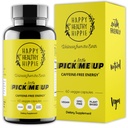 Natural Energy Pills - Koffeinfri - Metabolism, Mental Booster - med Rhodiola Rosea, Dandelion Root, Bacopa, Ginseng Extract - 7 Herbs & Absorption förbättra Piperine - Vegan, Non-GMO, 60 Ct