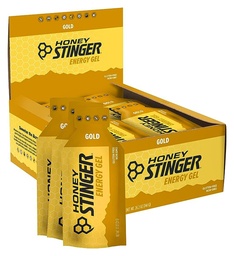 Honung Stinger Gold Energy Gel, Gluten Free & Caffeine Free, för träning, körning och prestanda, sportnäring för hem & gym, Pre och Mid Workout, 24 Pack, 26.4 Ounce