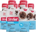 SlimFast Meal Replacement Shake, Original Rich Chocolate Royale, 10g Ready to Drink Protein for Weight Loss, 11 Fl. Oz Bottle, 4 Count (Pack of 3) (Packaging May Vary)