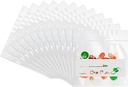 Pill Pouch Bags for Travel (120 Pack), 6 Mil BPA Gratis Återanvändbar Pill Bags 3 x 2,75 tum för Medicin med Skriv på Label Clear Ziplock Seal Vattentät AM PM Pill Baggies för Medicin Organizer