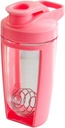 Moonlight Makers Cute 16oz Protein Shaker Bottle med stål Whisk Ball - Leakproof, Dishwasher Safe Gym Bottle, Shaker Cups för Protein Shakes & Preworkout Drinks Mixer Cup, Fitness Gifts - Rosa