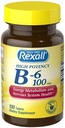 Rexall vitamin B6 100 mg tabletter, 100 ct