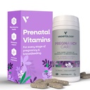 Graviditet Vitaminer För Kvinnor - Prenatal Vitamin & Postnatal Vitaminer För Amning Mammor W/20+ Vitaminer, Folate & More - Vegan Prenatal Vitaminer För Varje Steg Graviditet (60 Ct)