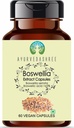 AYURVEDASHREE Boswellia Serrata Extract 500mg - 60 vegetariska kapslar | Indian Frankincense | All Natural | 100% Vegan | Glutenfri