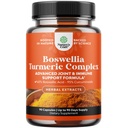 Boswellia Extract Capsules med gurkmeja - Avancerad Immun Health Support Supplement - Turmeric & Boswellia Serrata Capsules 500mg per Servering för Body Detox & Healthy Joints - 90 Count