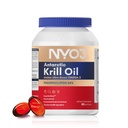 NYO3 1500mg Krill Oil Omega 3 Supplement, Senior's Top Choice, High Content EPA DHA & High Absorption Pure Antarctic Krill Oil med Astaxanthin och 56% Fosfolipider, Laboratory Tested,90 Softgels