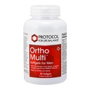 PROTOCOL FOR LIFE BALANCE Ortho Multi Softgels for Men - Multivitamin för Prostate Health - med Saw Palmetto, Zink & CoQ10 - Män Daily Multivitamin - Järnfri - 90 Softgels