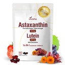 14-i-1 Astaxanthin 12mg & Lutein 40mg med Zeaxanthin Supplements, 6 Month Supply, Fresh Microalgae Source, stöder Eye, Skin, Antioxidant, Joint, Circulatory Health Non-GMO Gluten Free 180 Softgels