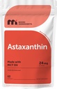 Micro Ingredients Astaxanthin 24mg med MCT Oil, 60 Softgels, 2 Month Supply | Max Strength Astaxanthin Antioxidant Supplements | Fresh Microalgae Source | Non-GMO, Gluten Free, No Soy