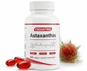 Astaxanthin 12mg Softgels, Natural Astaxanthin från Haematococcus Pluvialis Microalgae, Antioxidant Support för hud och ögonhälsa, oljebaserad för bättre absorption, 60 Softgels, 30-dagars leverans