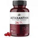 GBN Astaxanthin Supplements 24mg 200 Softgels, stöder öga, hud, gemensam, hjärna, hjärta och immunsystemhälsa, uthållighet och hälsosam åldrande för kvinnor och män, färsk mikroalgae källa