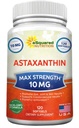 aSquared Nutrition Astaxanthin Supplement - Natural Astaxanthin Pills från Haematococcus Pluvialis Extract för ren energi - Max Styrka 10mg - 120 Softgels