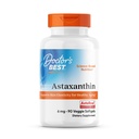 Läkarens bästa Astaxanthin Vegan Supplement 6 mg - Hud Elasticity & Antioxidant Support för Män & Kvinnor, Extract från Haematococcus Pluvialis Microalgae, Non GMO, Gluten Free - 90 Veggie Softgels